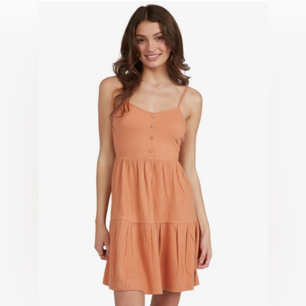 Roxy Terracotta Smocked Dress